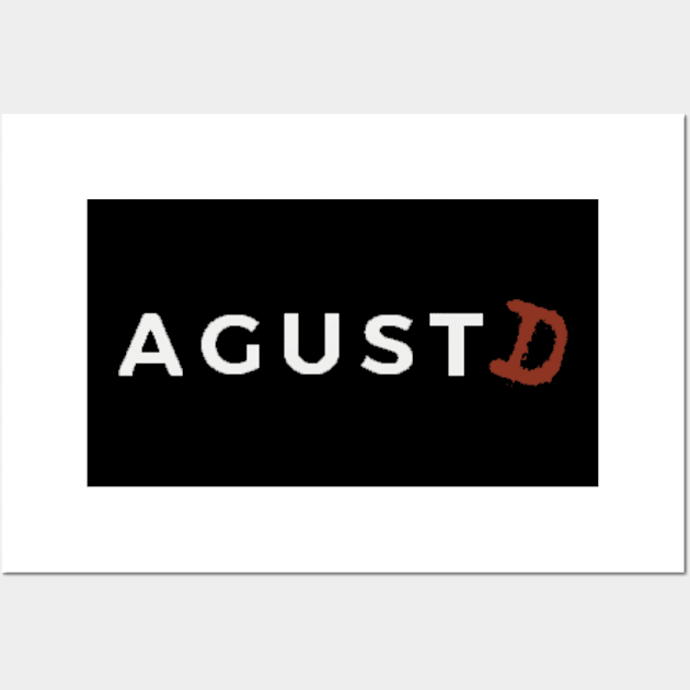 AgustD//Vintage edition Wall Art by DetikWaktu